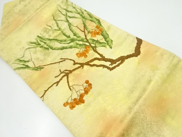 JAPANESE NAGOYA OBI / WOVEN PLANTS